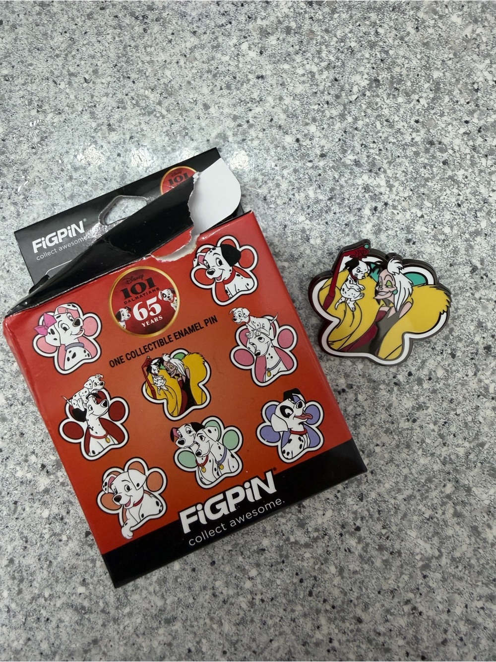 101 Dalmatians figpin cruella deville